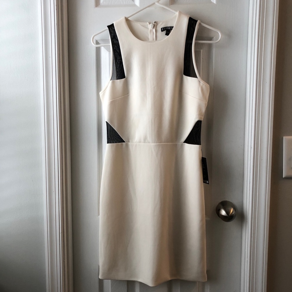 White and Black Cocktail Dress